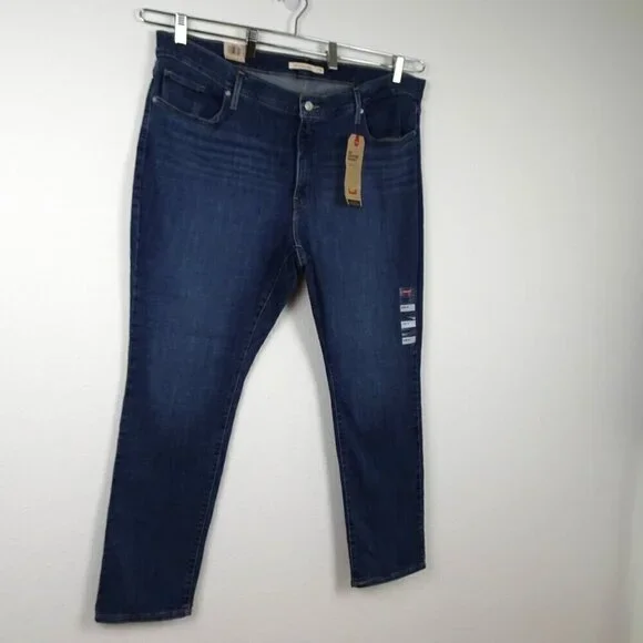 Levi's 311 Skinny Jeans Women's Plus Size 24W Blue Denim Stretch Shaping - Picture 3 of 13